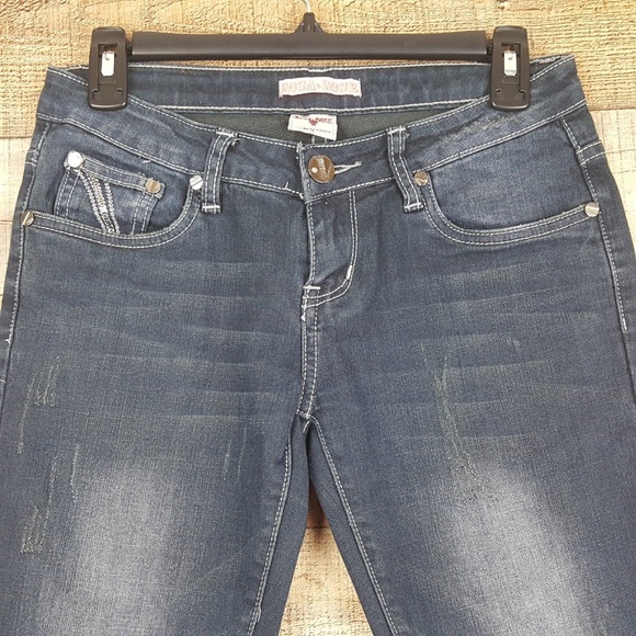 Rosa & Rose Jeans Women's Size 1 Dark Blue Denim D - Picture 2 of 8